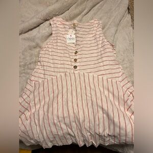 kori stripped tank top